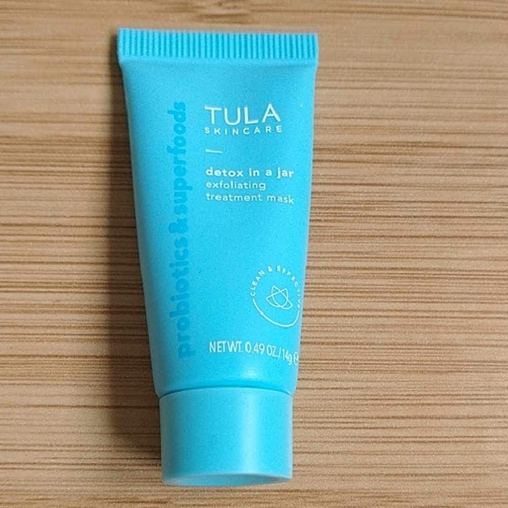 Tula Skincare Detox In A Jar Exfoliating Treatment Mask - Bright Turquoise